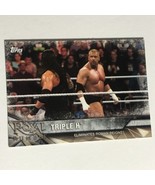 Triple H Vs Roman Reigns Trading Card WWE Wrestling #14 - £1.56 GBP