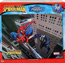 Marvel Spider Sense Spider-Man Lenticular Puzzle 48 Piece - £19.81 GBP