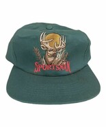 Vintage Sportsman Green Hunting Trucker Cap Adult Deer Buck  - $461.70 MXN