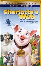 Charlotte&#39;s Web [VHS 1996 Clamshell] 1973 Debbie Reynolds, Danny Bonaduce - $3.41