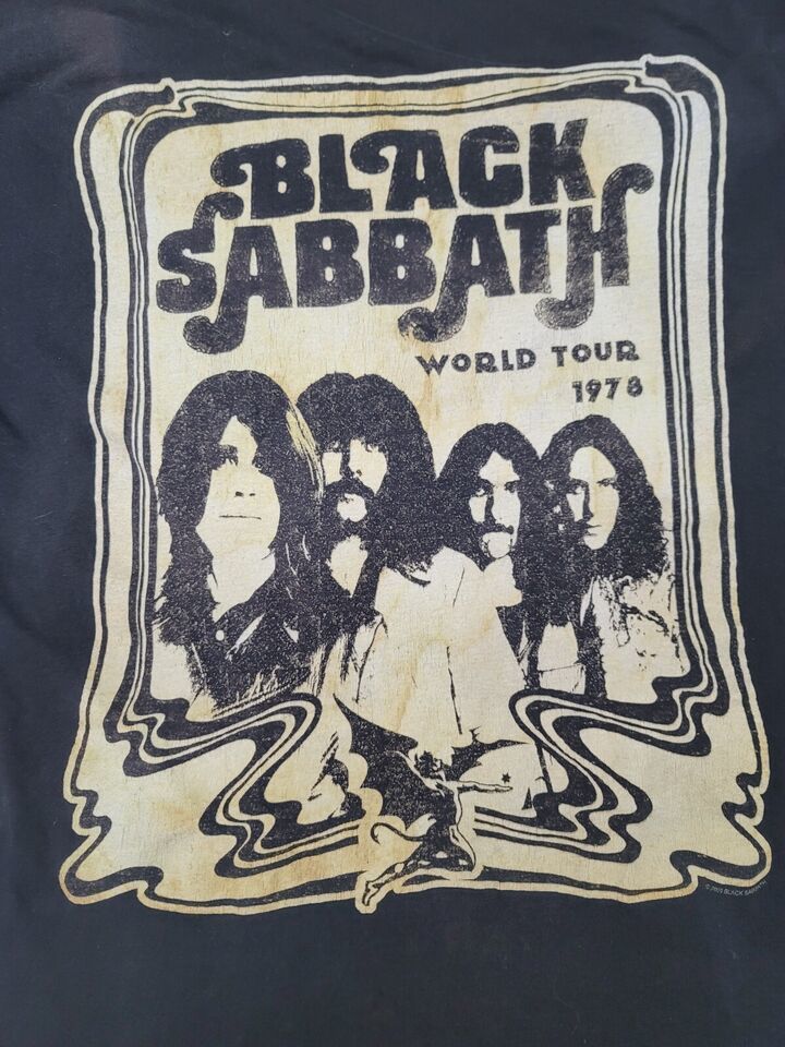 VTG 2006 Winterland Black Sabbath Shirt Men’s Large Black Crewneck Short Sleeve - $26.61