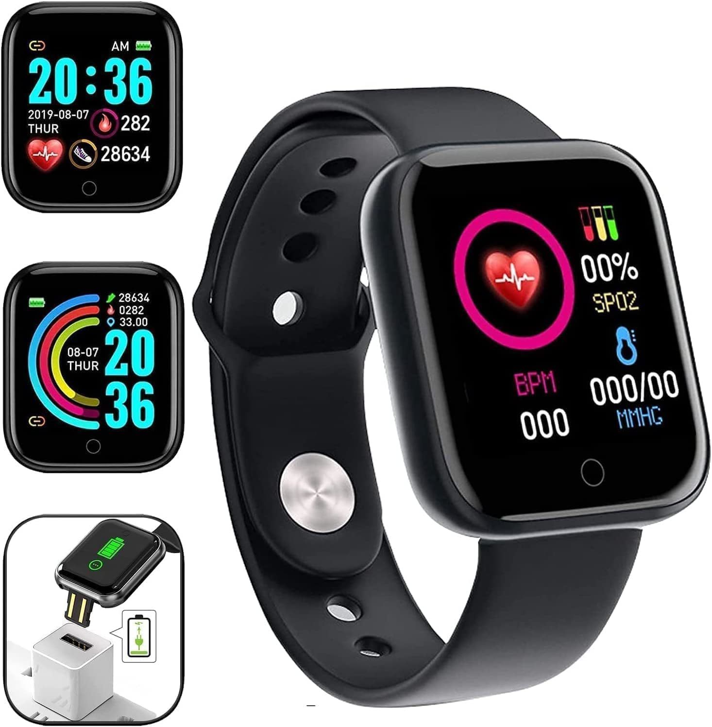 Smart Watch for Men Women Compatible with iPhone Samsung Android Phone 1.44" KL - $25.99