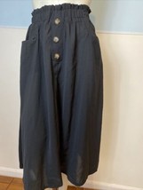 Shein Black Straight Skirt Elastic Waist Size Small - £14.90 GBP