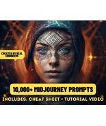 10000 Midjourney Prompts AI, AI Digital Arts Generator, Professional Mid... - $3.85