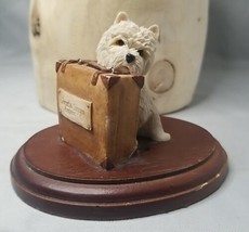 Sherratt Simpson Westie Dog Suitcase Figurine West Highland Terrier Luggage - £15.24 GBP