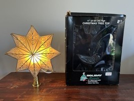 Vintage 90s Electric Holiday Accents Light Tree Top Lighted Christmas Tree Star - £18.37 GBP