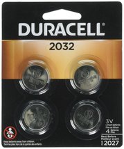 Duracell Lithium 2032 3 volt Security and Electronic Battery 4 pk - $10.13