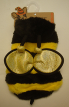 New Pup Crew Pet Dog Halloween Costume Bumble Bee Yellow/Black Size XS/S - £24.10 GBP