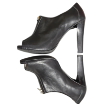 Michael Kors Black Booties Size 6 M image 4