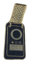  Star Trek Communicator Pin Vintage Enamel Gold Tone Made by The Hollywood 1989 - $14.80