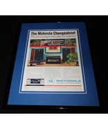 1971 Motorola Changeabout Stereo Framed 11x14 ORIGINAL Advertisement  - £31.15 GBP