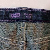 Levis Women's Size 14 Reg The Knit Jeans Blue Denim Stretch Elastic Waist Girls image 2