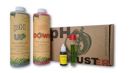 Hydroponics pH Control Kit with pH Up and pH Down Solutions, pH Indicato... - £18.99 GBP