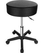 Rolling Stool With Wheels 400Lbs Weight Capacity Larger Cushion Heavy Duty - $77.97