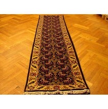 Fascinating 3x40 Authentic Handmade Mahal Runner Rug PIX-13339 - £1,464.23 GBP