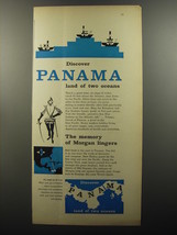 1956 Panama Tourism Ad - Discover Panama land of two oceans - £14.55 GBP