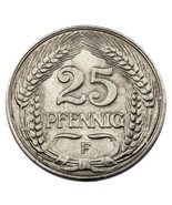 1909-F German Empire 25 Pfennig Coin (Uncirculated Condition) KM# 18 - $88.62 CAD