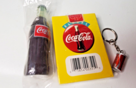 Coke Coca Cola Lover Collector Lot Cards Keychain Bottle of Coloring Pen... - $11.83
