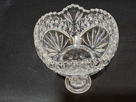 Stunning Antique AMERICAN BRILLIANT PERIOD Cut Crystal Punch Bowl Base /... - $23.98