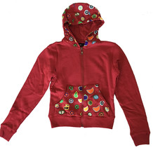 UGP Caramelos Mujer Corto Rojo Granate Frutas Yummy Goodies Cremallera Nwt - $24.86