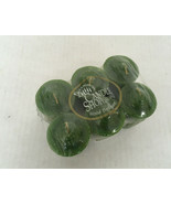 Vintage candles green wood bouquet 6 pack votive candles early American ... - $27.06 CAD