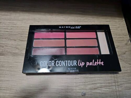 mabelline new york color contour lip palette 02 blushed bombshell - $8.86