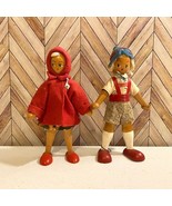 Vintage Wooden Polish Peg Doll Set [Item 560] - £42.19 GBP