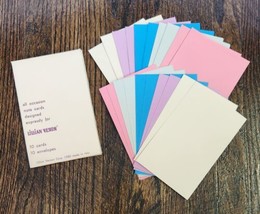 Vintage Lillian Vernon all occasion note cards &amp; envelopes 5 Packs 1980 ... - £25.94 GBP