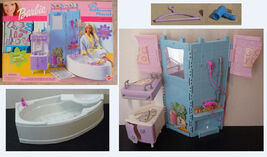 * * Barbie Bathroom Playset - 2001 - USED * * - $23.15
