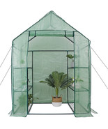 Walk In Greenhouse 3 Tier Shelves Gardening Flower Plant 6 Shelves Portable - $79.99