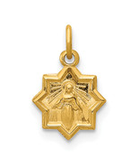 14k Blessed Virgin Mary Charm XR337 - $160.28 CAD