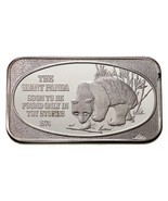 1974 The Géant Panda - Ussc Mint 1 ML Argent Art Barre - €97,50 EUR