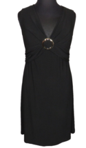 Vintage Only Nine Nordstrom Women&#39;s Little Black Dress Ring Detail Plus ... - £39.19 GBP