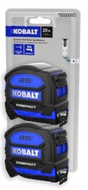 Kobalt - KB97324TW - Compact Tape Measure 25 ft. - 2 Pack - £39.19 GBP