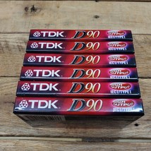 TDK D90 High Output Type I Cassette Tape Blank Sealed lot of 6 - $12.82