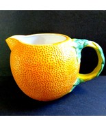 Summer Stock Orange Ceramic Pitcher 1996 Fruit Juice Pitcher Cocktail 3 ... - $827.93 MXN