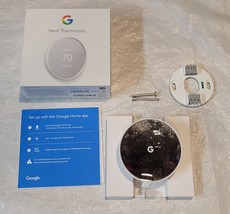 Google Nest Smart Thermostat Snow G4CVZ - GA01334-US  NOB - £35.60 GBP