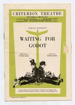 Waiting For Godot Program Criterion London England 1955 Woodthorpe Squir... - $57.42