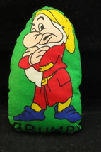 Vintage Disney’s Snow White &amp; The 7 Dwarves 6” Grumpy Plush Toy - £2.59 GBP