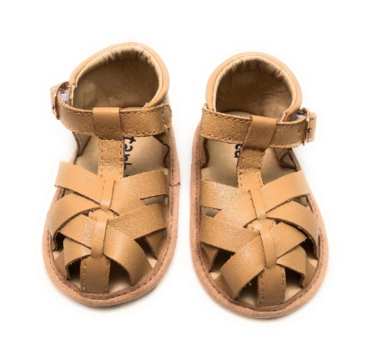 Primary image for Special Sale Size 3 Beige Baby Sandals, Toddler Sandals, Baby Shoes, Baby Soft-S