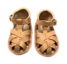 Special Sale Size 3 Beige Baby Sandals, Toddler Sandals, Baby Shoes, Baby Soft-S - £10.38 GBP