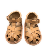 Special Sale Size 3 Beige Baby Sandals, Toddler Sandals, Baby Shoes, Bab... - $9.99