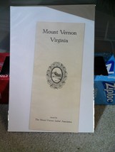 Vintage 1950s Booklet Brochure Mount Vernon Virginia - $17.82
