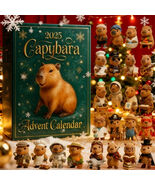 2025 Capybara Advent Calendar Christmas Blind Box Xmas Tree Pendant Fan ... - $43.47 CAD