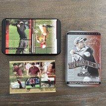 2001 Upper Deck Tiger Woods Collection Tin (25 Cards plus 3.5&quot; X 5&quot; Card) - £9.28 GBP