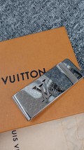 LOUIS VUITTON Money Clip Wallet LOGO USED - £222.97 GBP