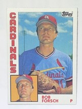 Bob Forsch 1984 Topps #75 St. Louis Cardinals MLB Baseball Card - £0.79 GBP