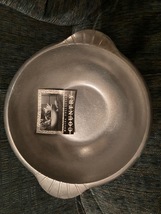 Large metal bowl with handles, new with stickers on back - £24.03 GBP