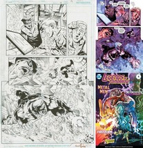 Gerry Conway Firestorm Legends of Tomorrow #4 Pg 15 Original Art Eduardo Pansica - £209.06 GBP