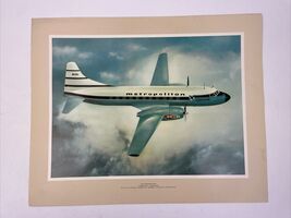 Rare CONVAIR METROPOLITAN 440 COMMERCIAL TRANSPORT Print 20”x16 GENERAL ... - $80.69 MXN